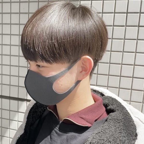 【中鉢】メンズマッシュ 刈り上げ 韓国風