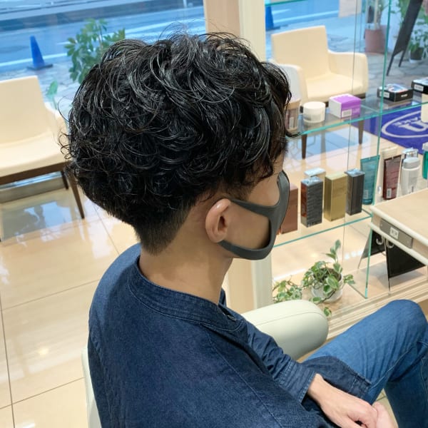 マッシュパーマ