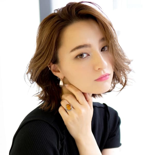 【La fith】フェザーバング×こなれヘア