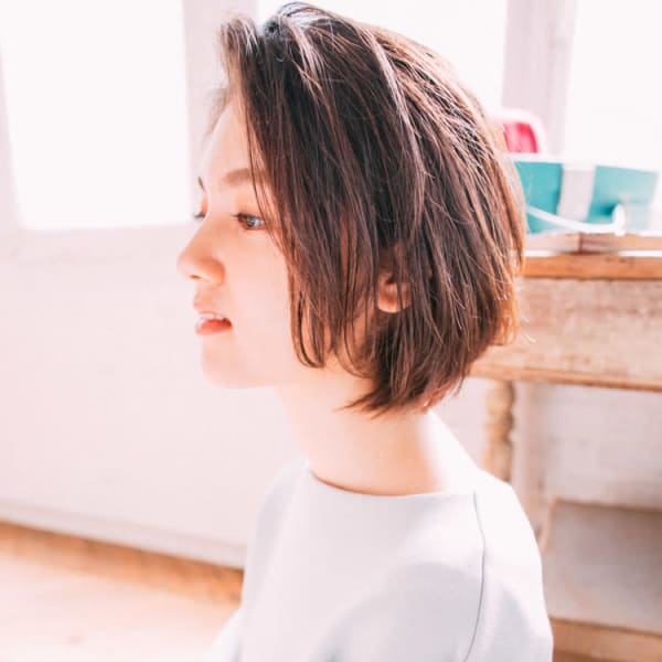 【越谷DiMPlE/越谷駅前】前髪なし大人ひし形ボブ