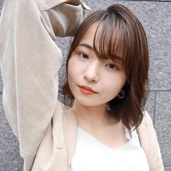 くびれショートボブ　【有海一生】髪質改善 カット|shushu    organic & hair