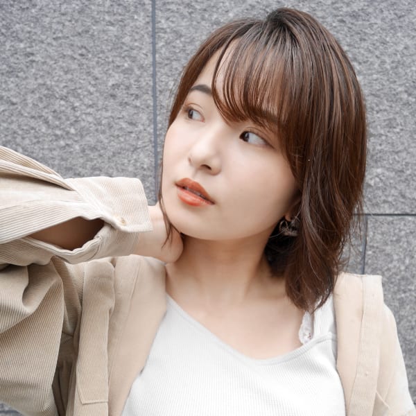 くびれショートボブ　【有海一生】髪質改善 カット|shushu    organic & hair