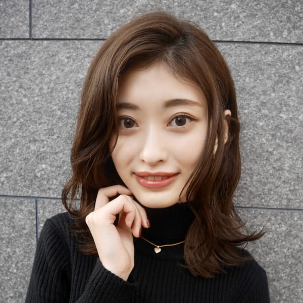 大人かわいい小顔外ハネロング　【有海一生】/髪質改善|shushu    organic & hair