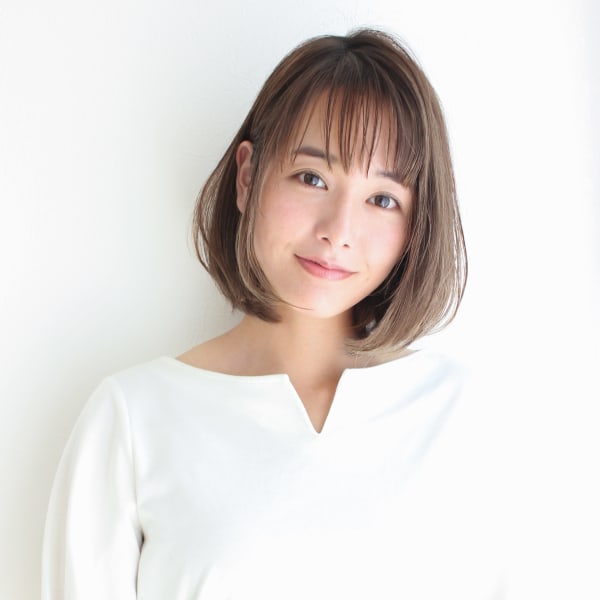 簡単スタイリング!大人ナチュラルボブ