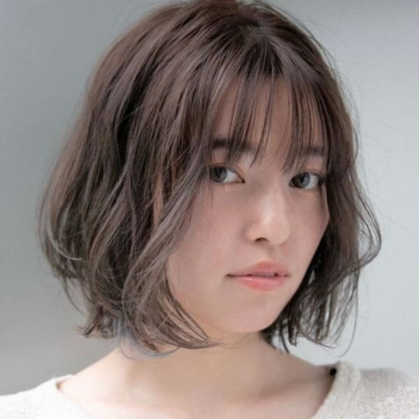 ブリーチなし透明感カラー【スレートブルー】