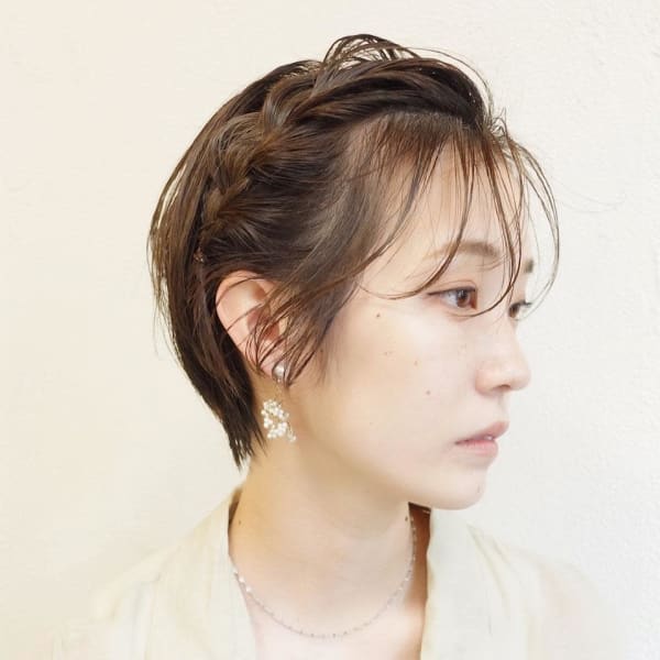 ショートヘアアレンジ【ショートヘア が得意.表参道.青山】