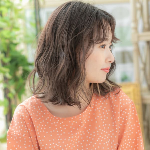 【新着順】20代/パーマ/セミロングの髪型・ヘアスタイル 楽天ビューティ