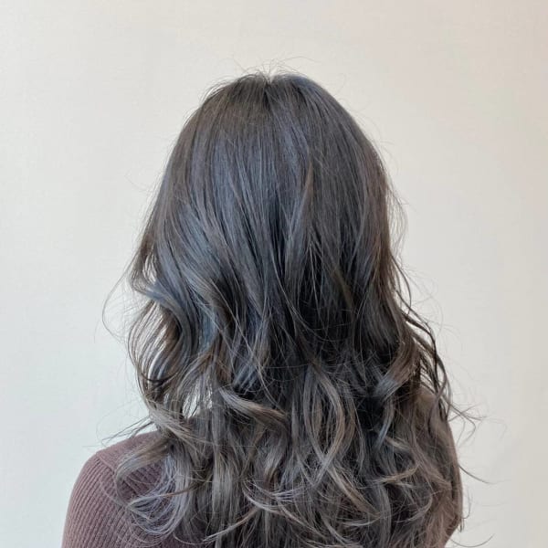 シルバーアッシュグラデーション