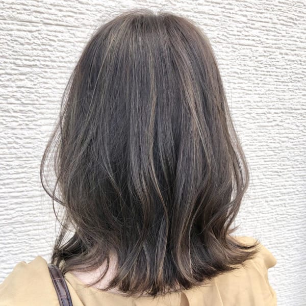 【ARCH 竹田】くびれボブ　極細ハイライト