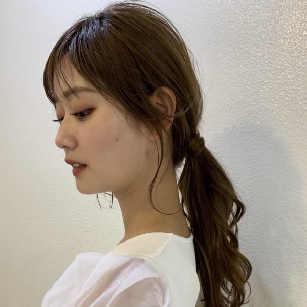顔周り色っぽ後れ毛小顔カット