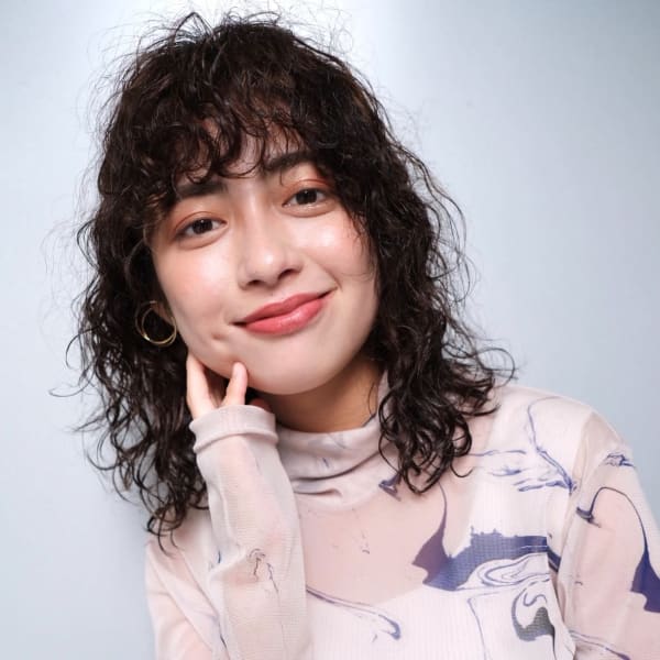 【Lalei】ウルフヘア×スパイラルパーマ 辻幸奈