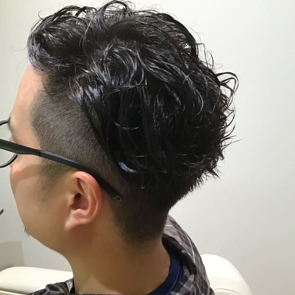 メンズツーブロックパーマ|Oasis HAIR