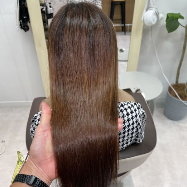 かごしま的髪質改善ストレート|unique x KENJE 町田