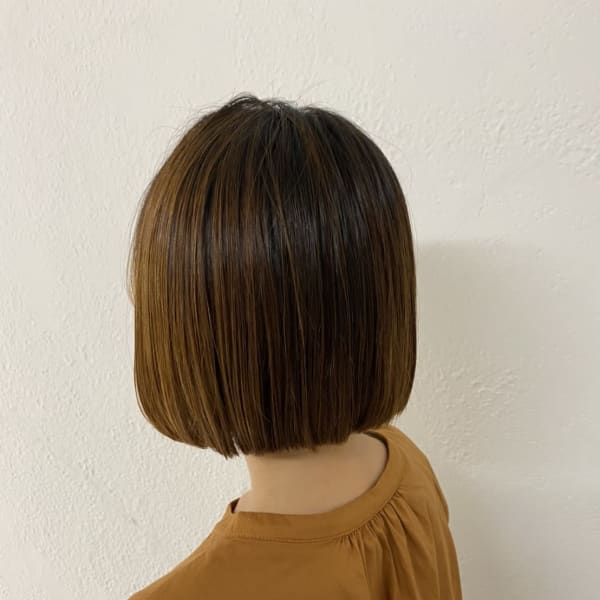 パーマ戻しスタイル