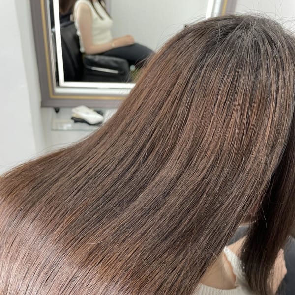  @aidaman321大人かわいい/ボブ/カーキグレージュ