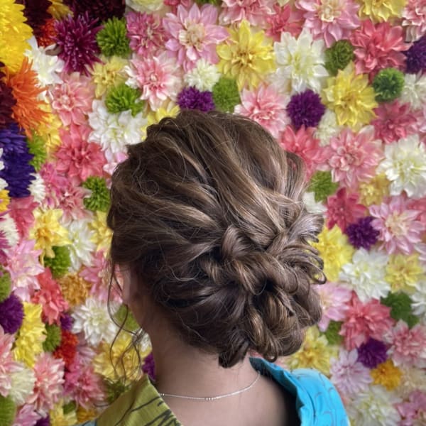 浴衣 アップスタイル