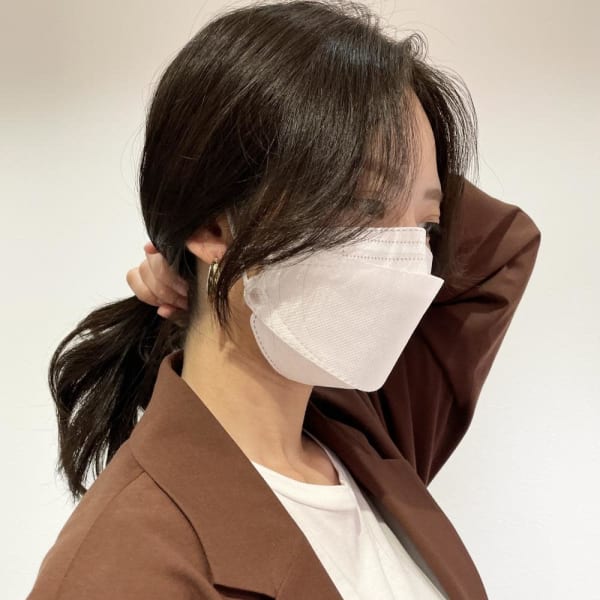 【 YOKE 】顔まわりカットヨシンモリエアーバング韓国