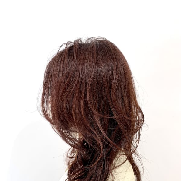 大人可愛いレイヤー×ピンクブラウン|Hair&color le jardin 葛西店
