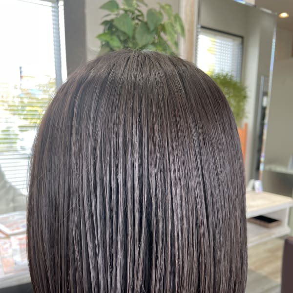 白髪ぼかし＆艶々スタイル|Breath by first 富谷店