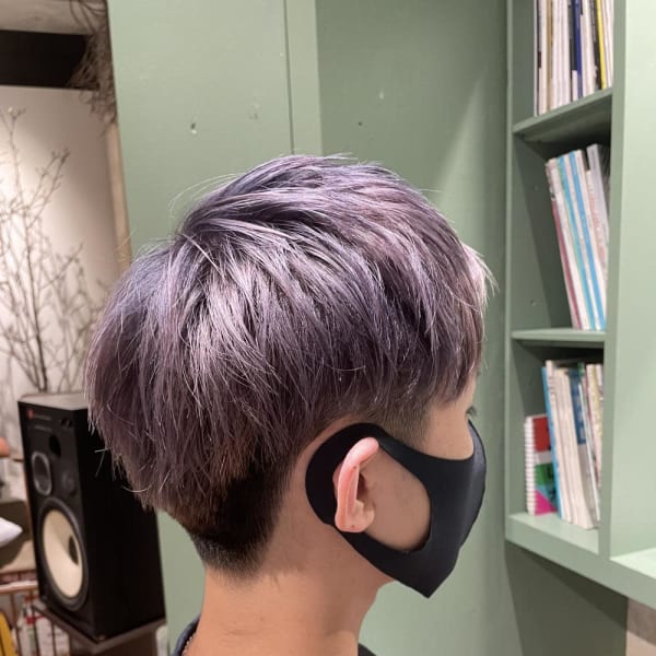 【ハイトーンマッシュ◎】刈り上げマッシュ×ラベンダーアッシュ|COLETTE 【コレット】