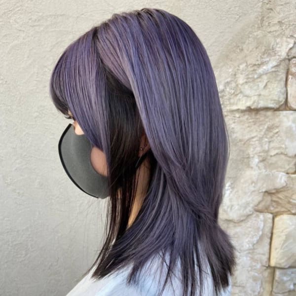 逆インナーカラー×ラベージュ