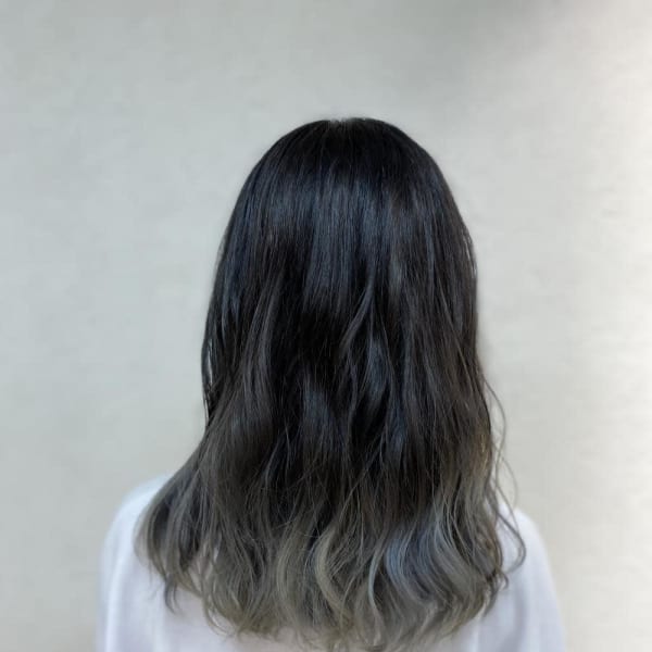 Lia&岡本拓朗 シルバーグラデーションって可愛い