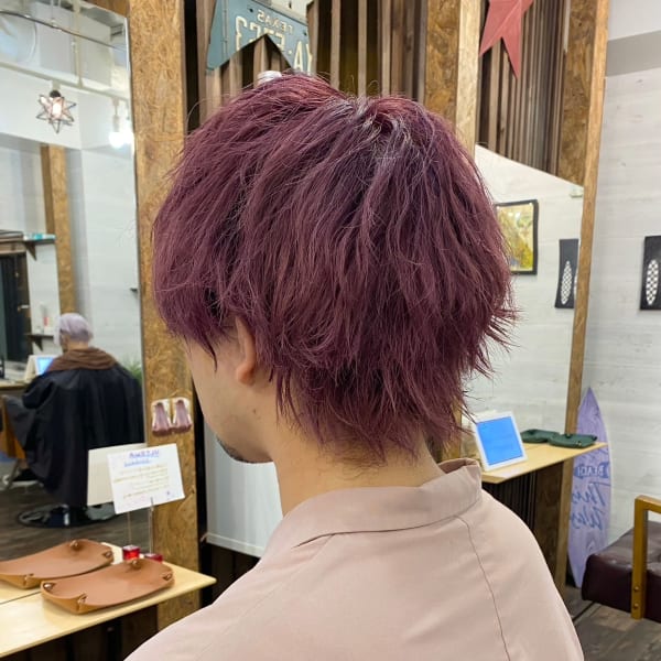 【Lilly渋谷】#ウルフ　＃ショート　＃ブリーチ
