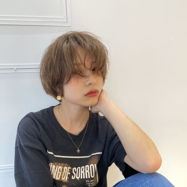 うざバングストリートショート【北千住】|北千住 美容院cocono salon HANARE髪質改善