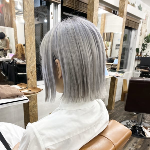 【Lilly渋谷】#シルバーアッシュ #ホワイト