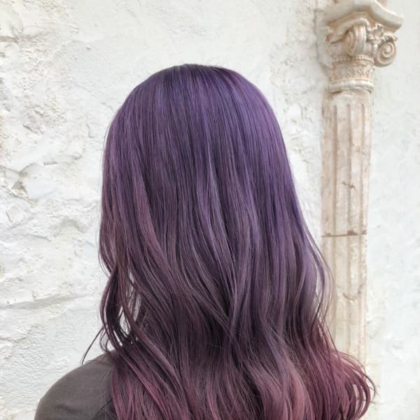 パープル×ピンクグラデーションカラー