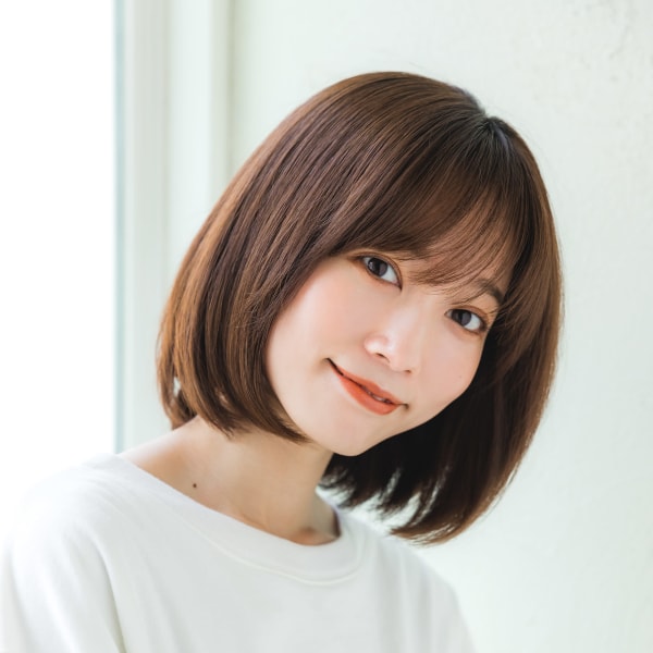 ナチュラルストレートボブ