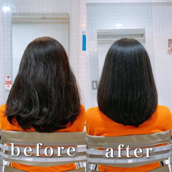 美髪整形ストレート（薬剤のオリジナルブレンドで艶感抜群）