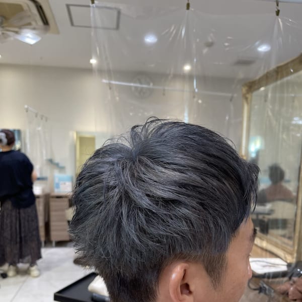 Ash中山店　堀口翼　ブルーシルバー