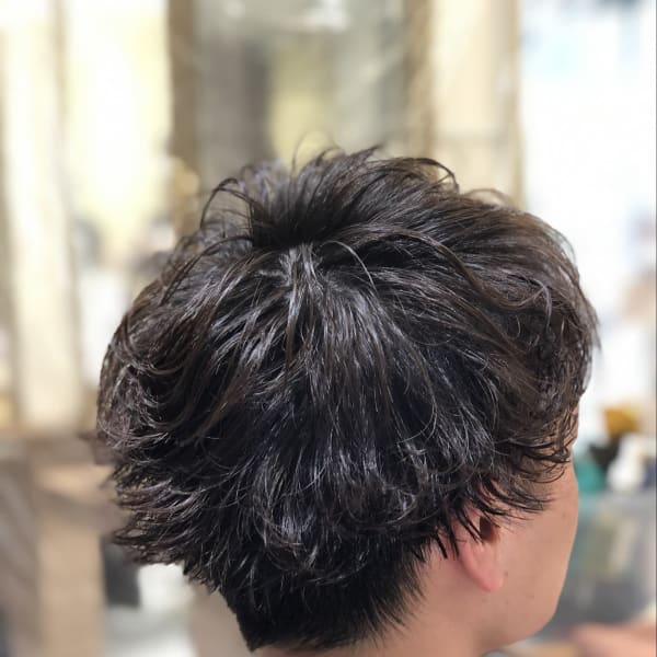 Ash中山店　堀口翼　ダークブラウンゆるパーマ