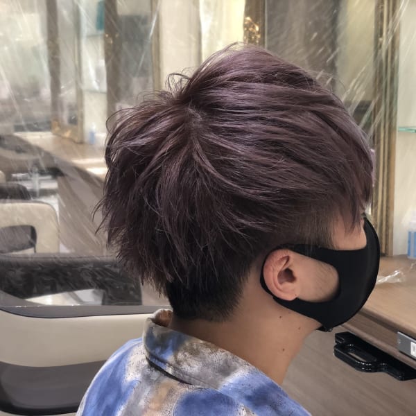 Ash中山店　堀口翼　ピンクバイオレット