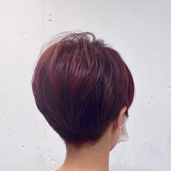 【北野白梅町アンドブルー】ベリーショート×レッド