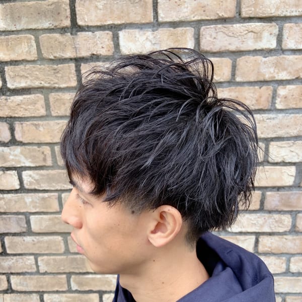 20代30代40代学生社会人メンズショート×パーマ|FURSTIN