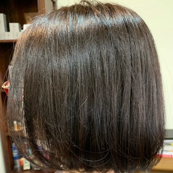 おススメのお手入れ簡ボブスタイル【カットカラー＋ヘッドスパ】