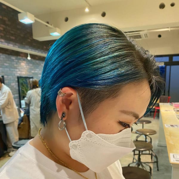 【CHESTER】刈り上げボブ ショートヘア ツーブロ女子