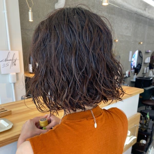 ボブ×低温デジタルパーマ