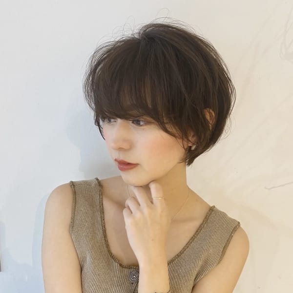 ニュアンスパーマショートヘア【北千住】|北千住 美容院cocono salon HANARE髪質改善