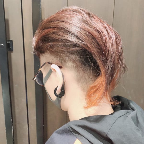 【Luccica】刈り上げ×デザインカラー