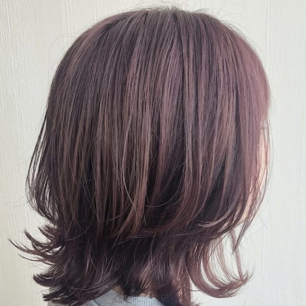 ピンクモーブ スタイリストRYO