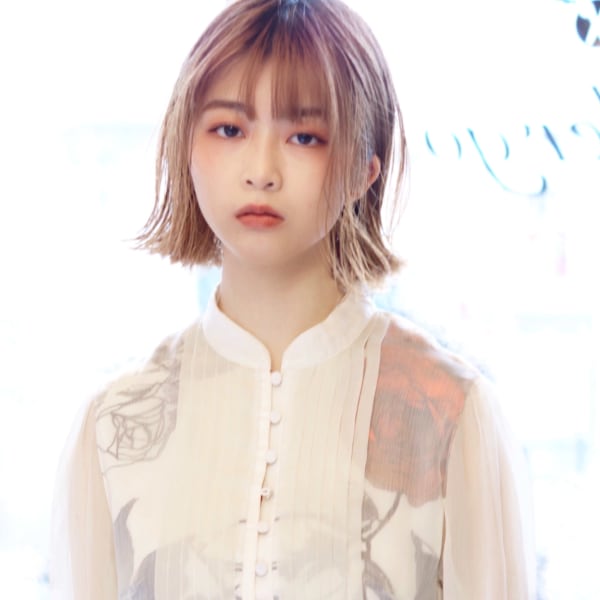 【切りっぱボブ×ピンクラテ♪】|Chuaile