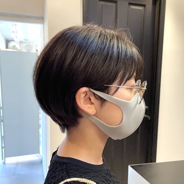 【表参道sheta/堅田】黒髪でもかわいい丸みベリーショート