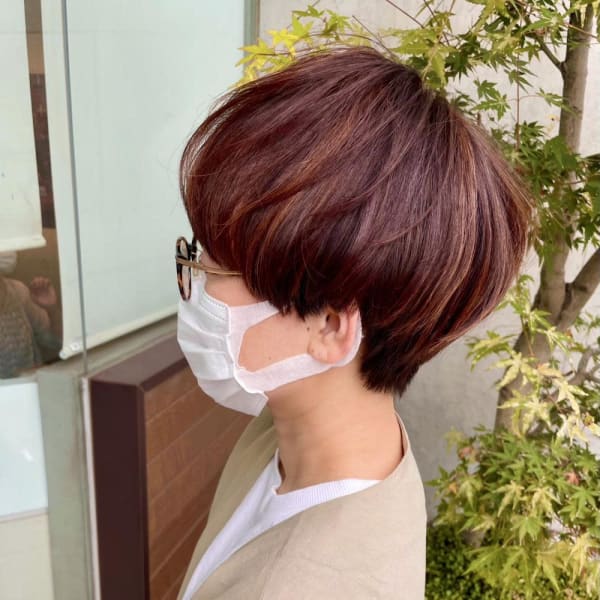 おしゃれマッシュショート5500円