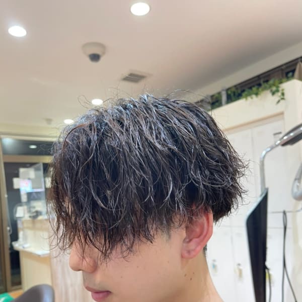 ASH白楽店　ツーブロックパーマスタイル|Ash 白楽店