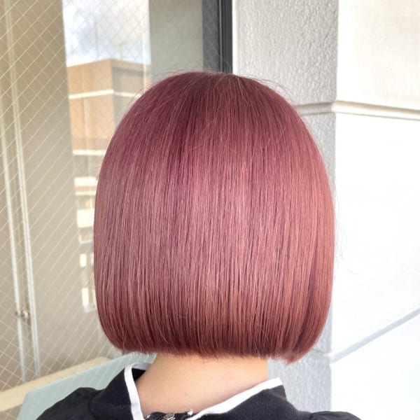 【CHESTER】ペールピンク ボブ