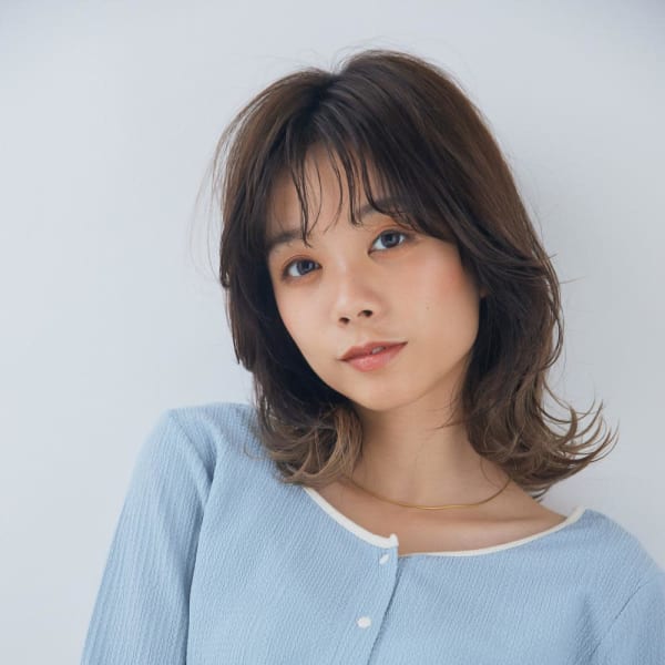 大人かわいい韓国風ミディアム