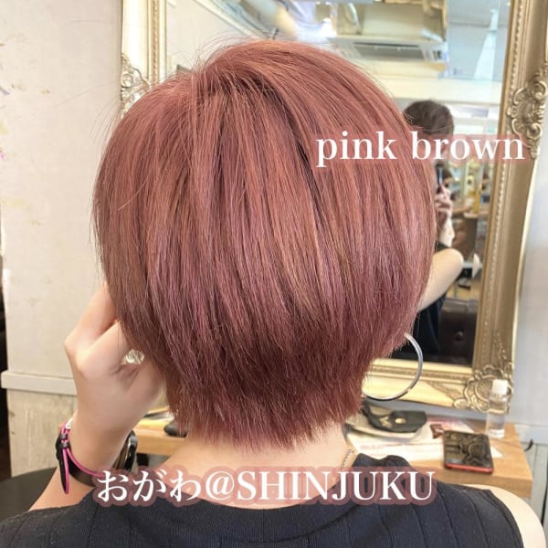 【担当おがわのぶや】＊ pink brown＊